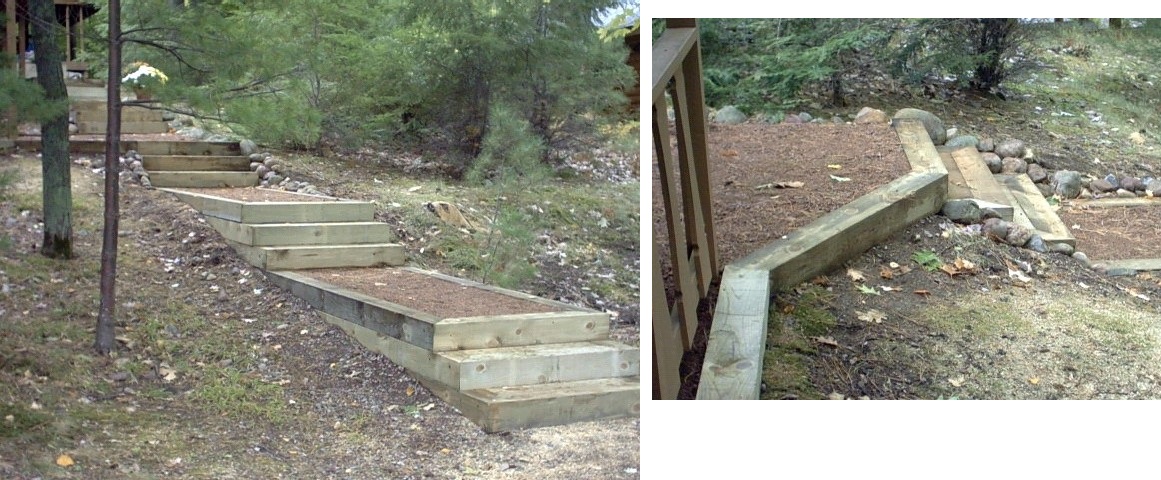 stair path by house